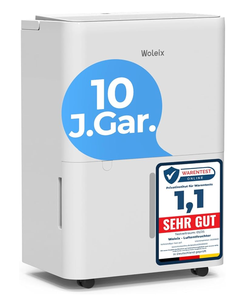 Woleix Luftentfeuchter elektrisch 12L mit Filter